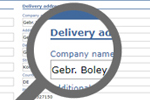 Delivery address